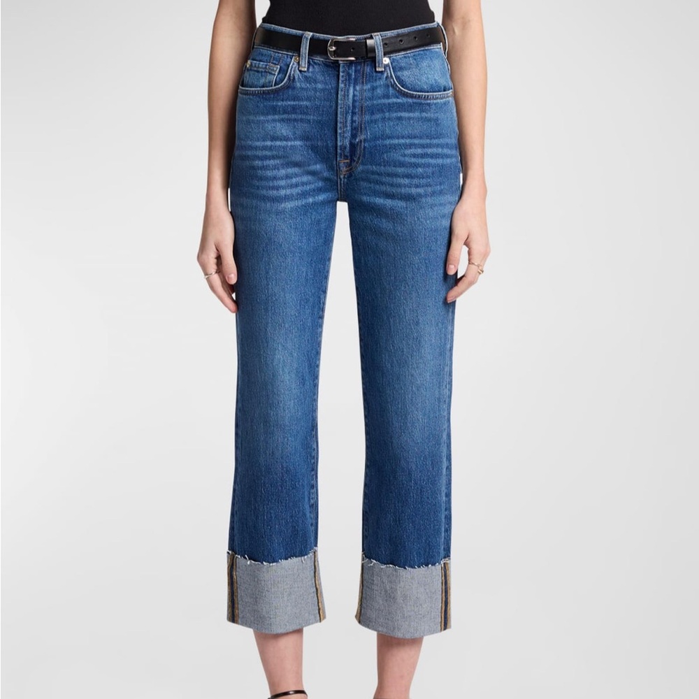 NWT 7 for all Mankind Logan stovepipe jeans